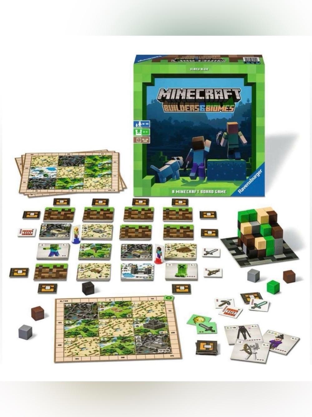 Ravensburger Minecraft: Builders & Biomes Strategy Board Game